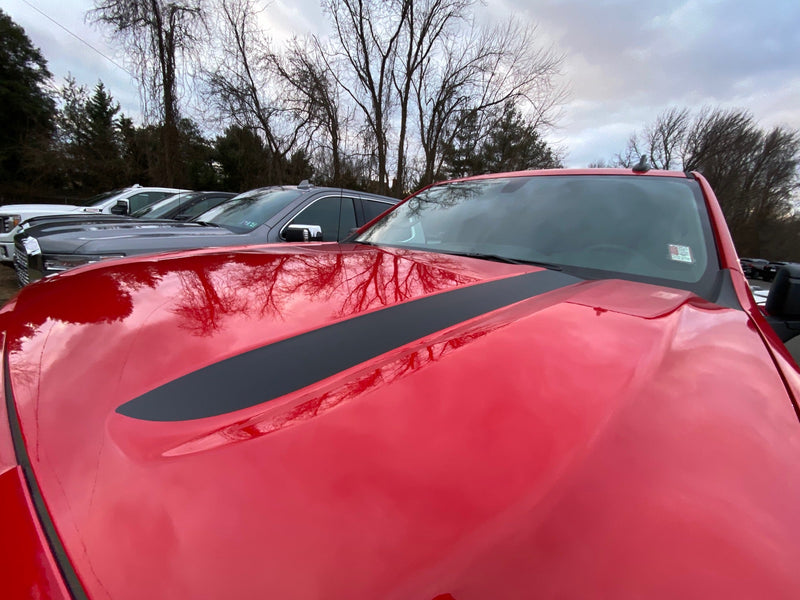 Load image into Gallery viewer, Hood Spear Vinyl Decals for 2015-2020 GMC Sierra
