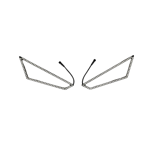 5150 Whips 187 Style Halos w/ Control Harness for Polaris RZR Pro XP / RZR Pro R