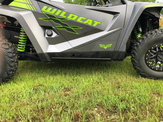 Trail Armor Full Skids with Slider Nerfs Off Road Steel Rock Sliders for 2018-22 Textron Wildcat XX