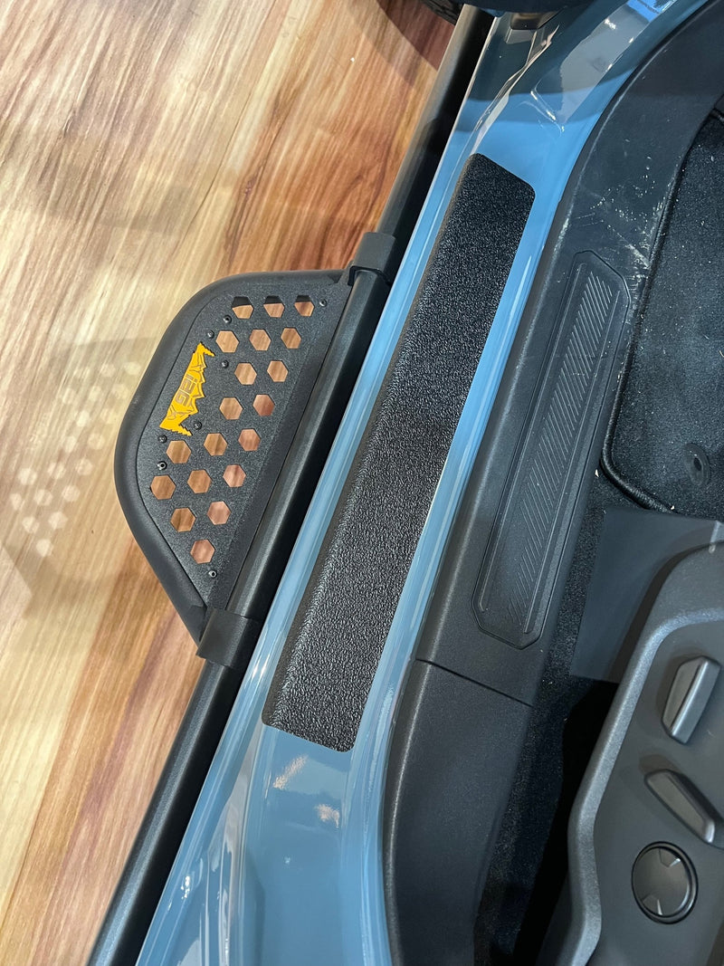 Load image into Gallery viewer, Sill Plate Protection Stone Guard Adhesive Decals for 2021-2025 2 Door Ford Bronco (x2)
