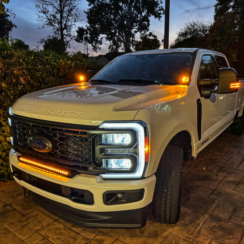 Load image into Gallery viewer, 2023+ Ford Super Duty F250/350/450 Hood Mount Kit/Ditch Lights
