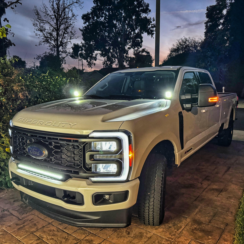 Load image into Gallery viewer, 2023+ Ford Super Duty F250/350/450 Hood Mount Kit/Ditch Lights
