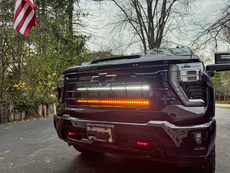 Load image into Gallery viewer, 2020+ Chevrolet Silverado 2500/3500HD Dual 40s Light Bars
