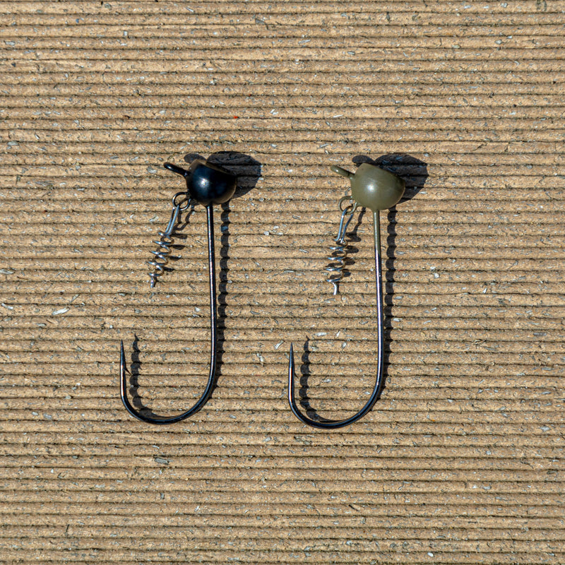 Load image into Gallery viewer, Reaction Tackle Tungsten Stand-Up Shaky Head Jigs (5 pack)

