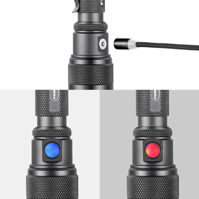 Load image into Gallery viewer, FlexBeam 1200LM Thread-Zoom Hunting Flashlight | 700M Range | Stable on Guns &amp; Bikes
