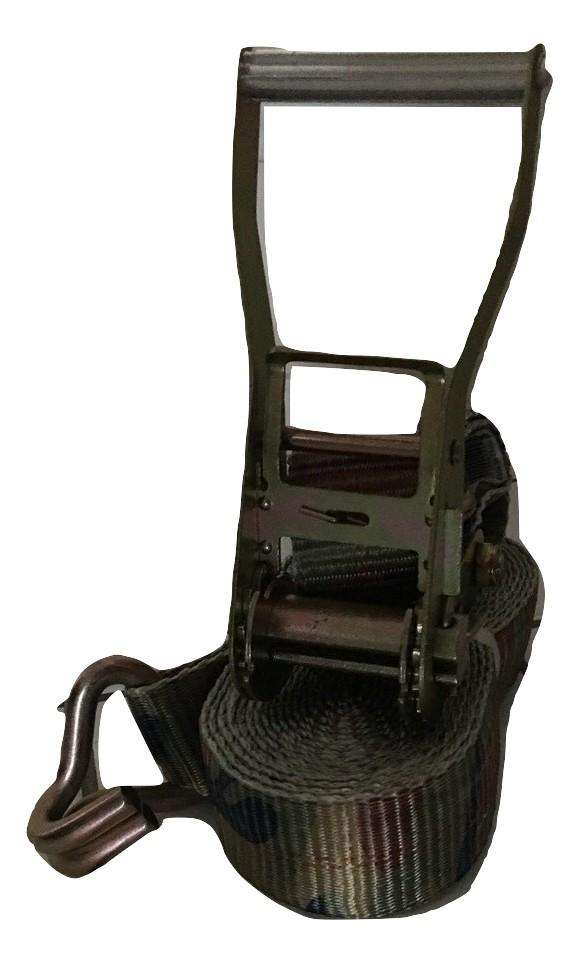 Load image into Gallery viewer, Camo 2 x 27 Ft. Heavy Duty Flatbed Ratchet Strap w/ Wire Hooks | R27WCAMO
