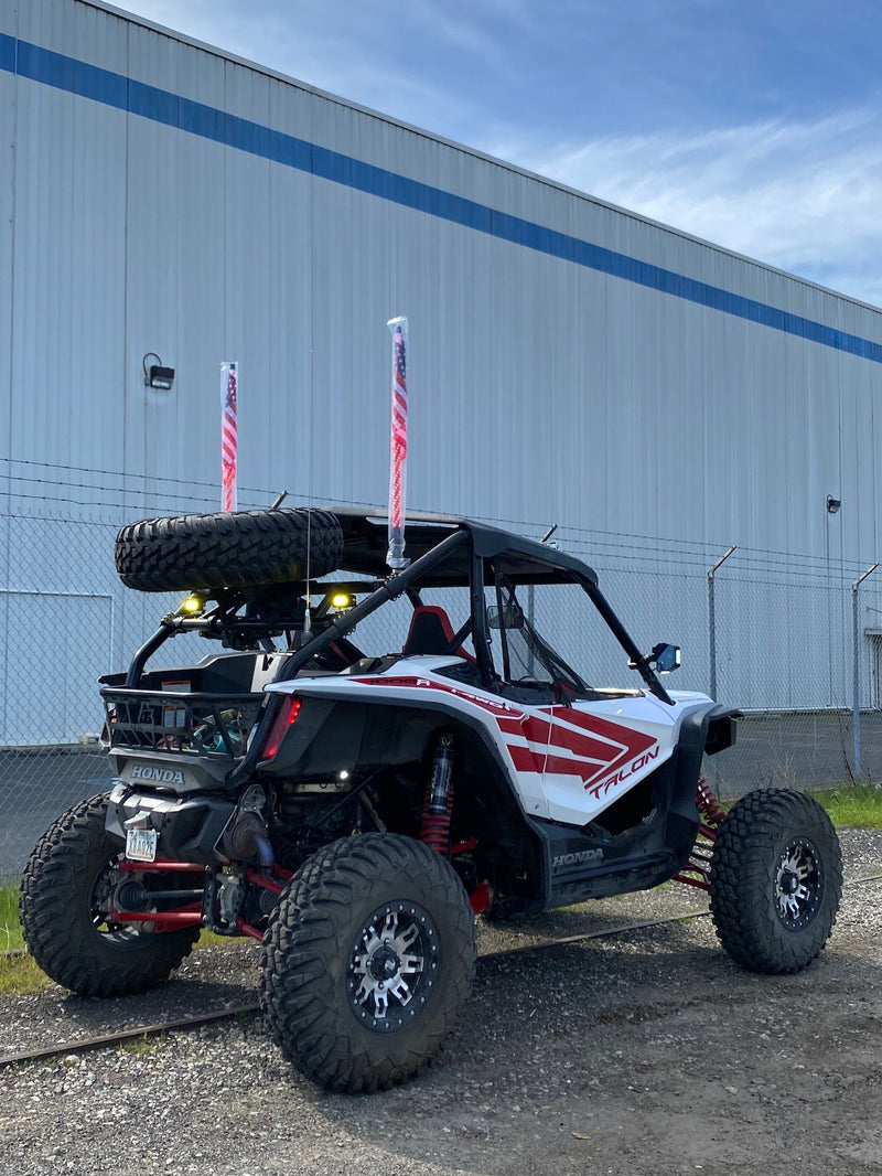 Load image into Gallery viewer, Off Road Side Mirror Pair With Sidewinder LED Pod Lights
