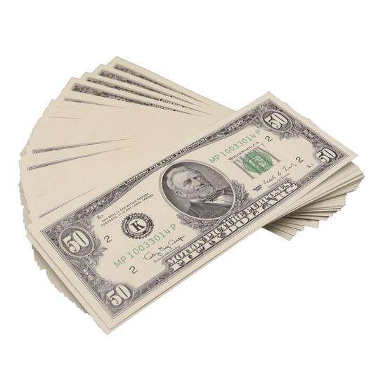 $5,000 Full Print 1990 Series Stack