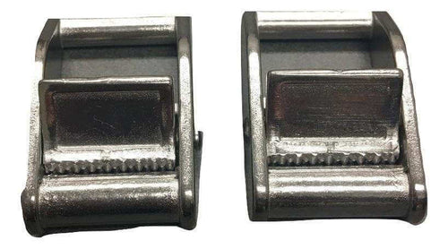 1 Inch Stainless Steel Cam Buckle Tie Down 2 PACK | 1CBSS