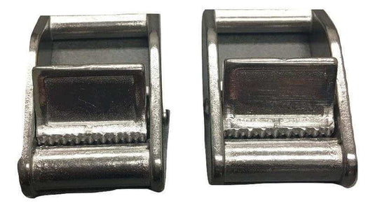 1 Inch Stainless Steel Cam Buckle Tie Down 2 PACK | 1CBSS
