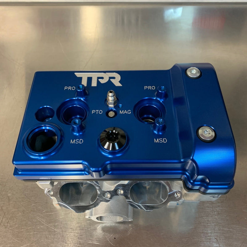 Load image into Gallery viewer, TPR010 - BLUE Billet Valve Cover - RZR
