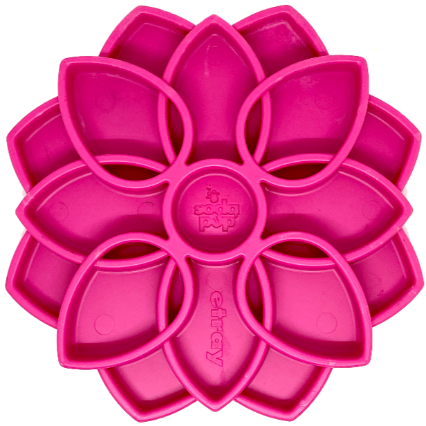Load image into Gallery viewer, Mandala eTray Shallow Slow Feeder Dog Bowl for Enrichment | USA Made

