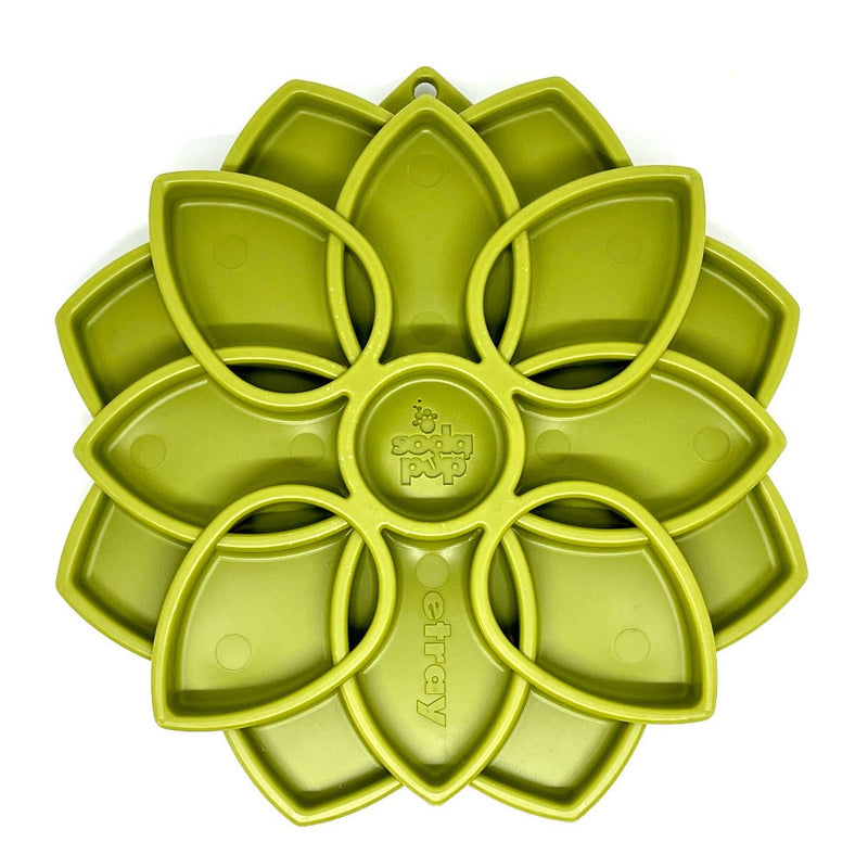 Load image into Gallery viewer, Mandala eTray Shallow Slow Feeder Dog Bowl for Enrichment | USA Made
