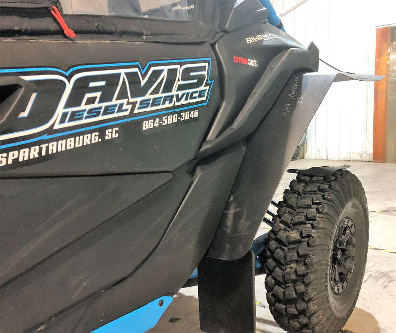 Load image into Gallery viewer, Trail Armor Can Am Maverick X3 and X3 Max Super Wide Mud Flap Fender Extensions
