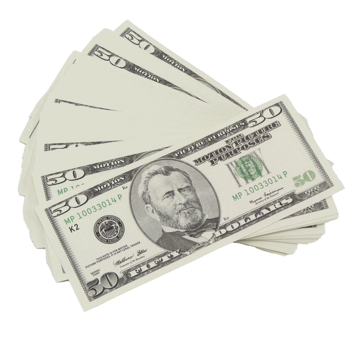 $5,000 Full Print 2000 Series Stack