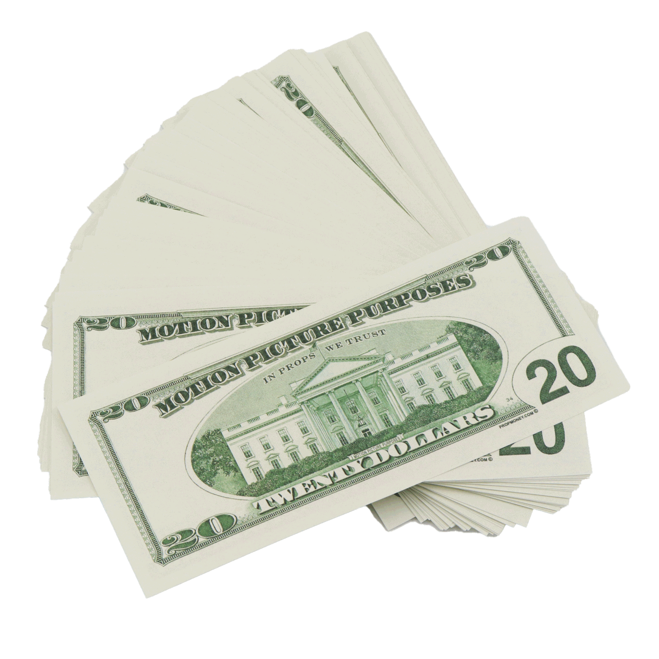 $2,000 Full Print 2000 Series Stack