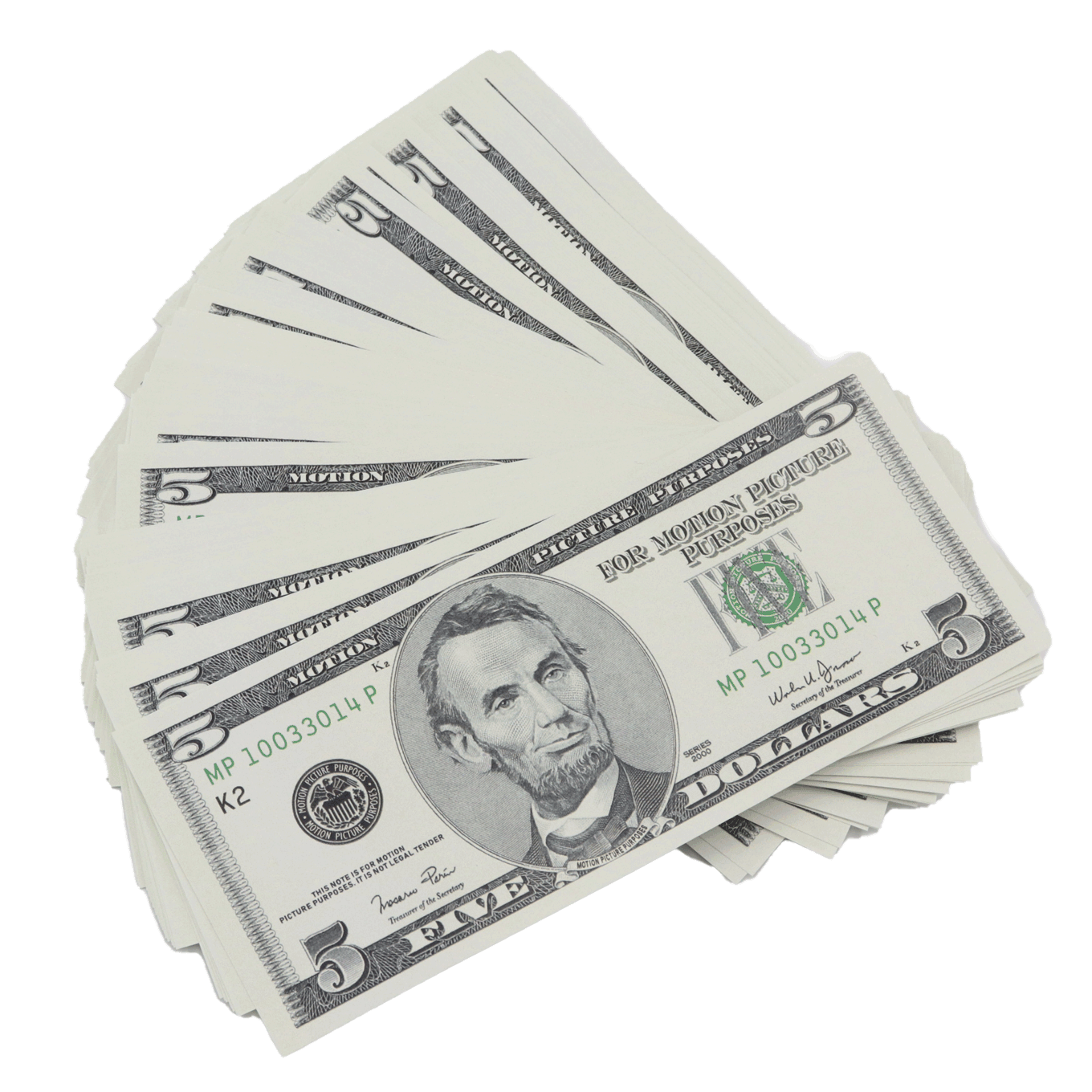 $500 Full Print 2000 Series Stack