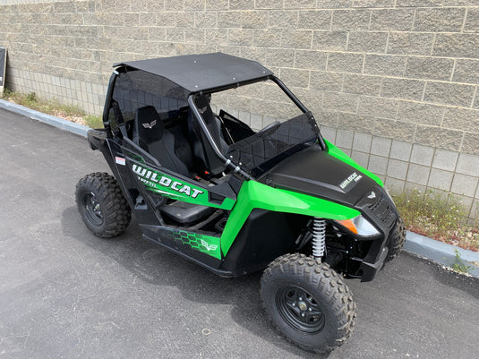 Wildcat Trail/Sport 700 Half Windshield with Billet Mounts