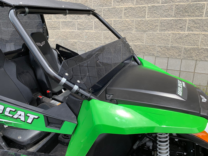 Load image into Gallery viewer, Wildcat Trail/Sport 700 Half Windshield with Billet Mounts
