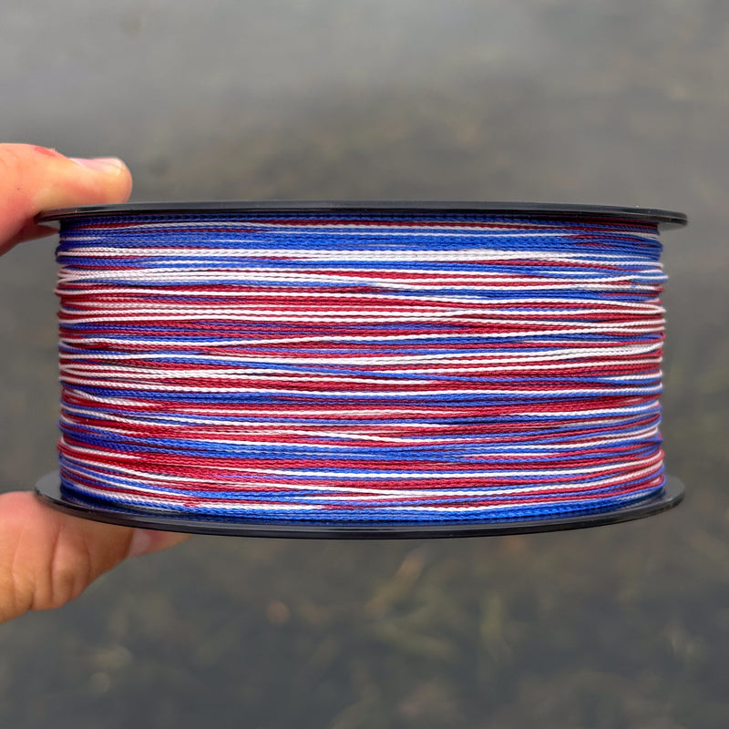 Load image into Gallery viewer, Reaction Tackle Braided Fishing Line - USA Camo
