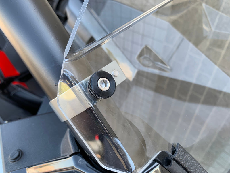 Load image into Gallery viewer, Polaris RS1 Half Windshield with Billet Clamps
