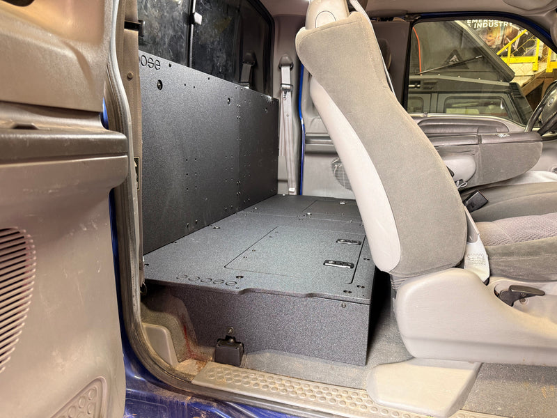Load image into Gallery viewer, Ford - F250-350 - 1999-2007 - 1st Gen - Super Cab - Explore Series - Second Row Seat Delete - 100%
