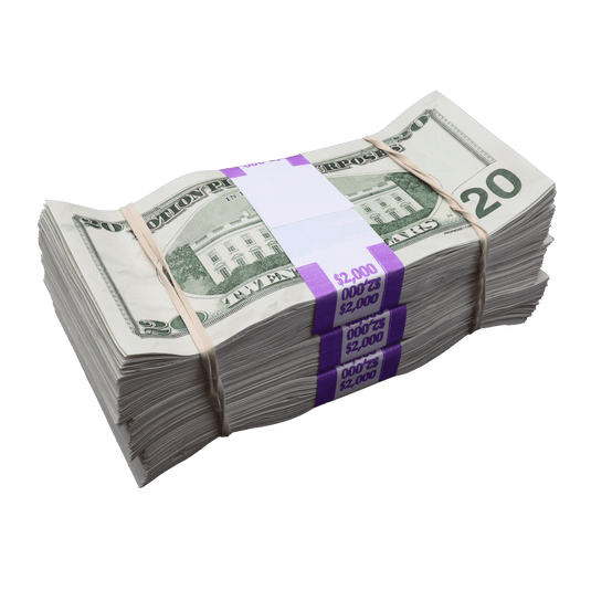 $6,000 Aged Full Print 2000 Series Stacks Bundle