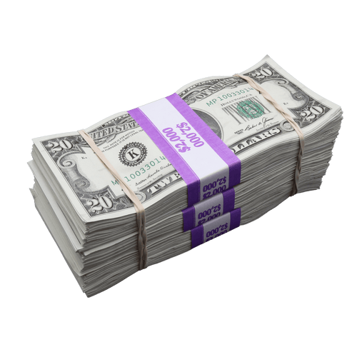 $6,000 Aged Full Print 1990 Series Stacks Bundle