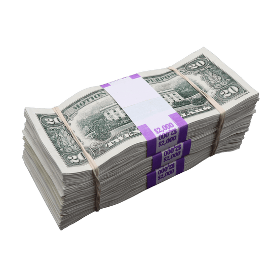 $6,000 Aged Full Print 1990 Series Stacks Bundle