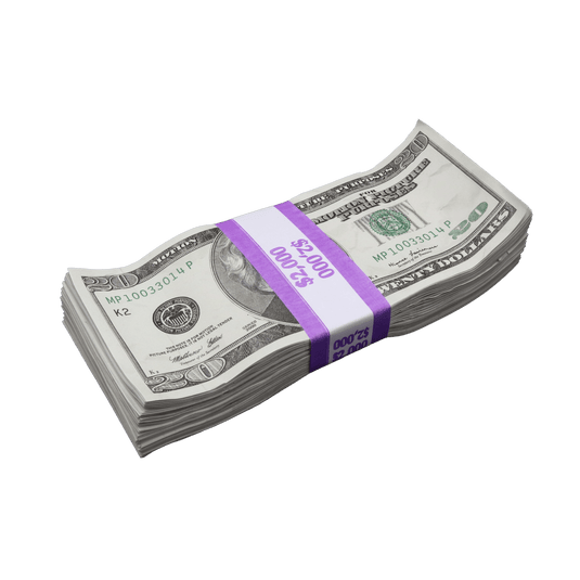 $6,000 Aged Full Print 2000 Series Stacks Bundle