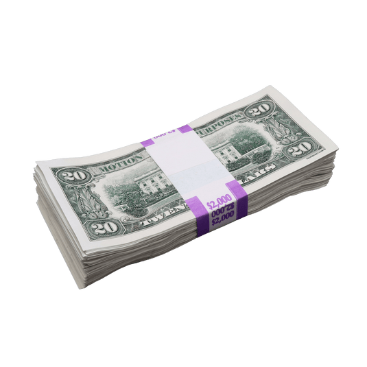 $6,000 Aged Full Print 1990 Series Stacks Bundle