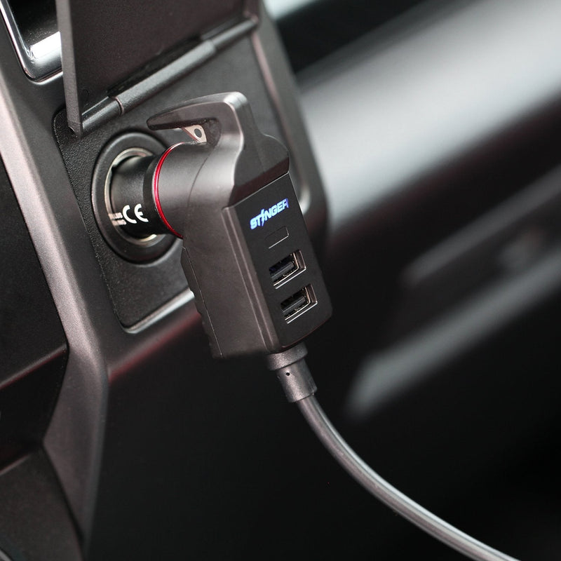 Load image into Gallery viewer, USB Car Charger Emergency Tool With Single Cigarette Lighter Connection
