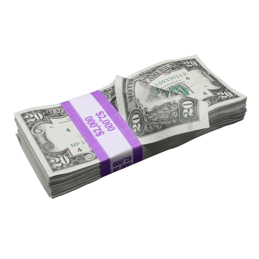 $6,000 Aged Full Print 1990 Series Stacks Bundle