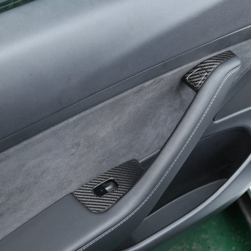 Load image into Gallery viewer, 2017-2020 Model 3 Carbon Fiber Window &amp; Door Switch Kit | Palenon Performance
