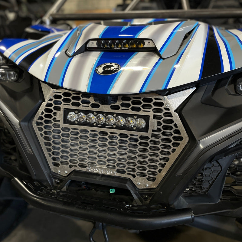 Load image into Gallery viewer, FastLab Can-am Maverick R Grill with S8 Light Bar
