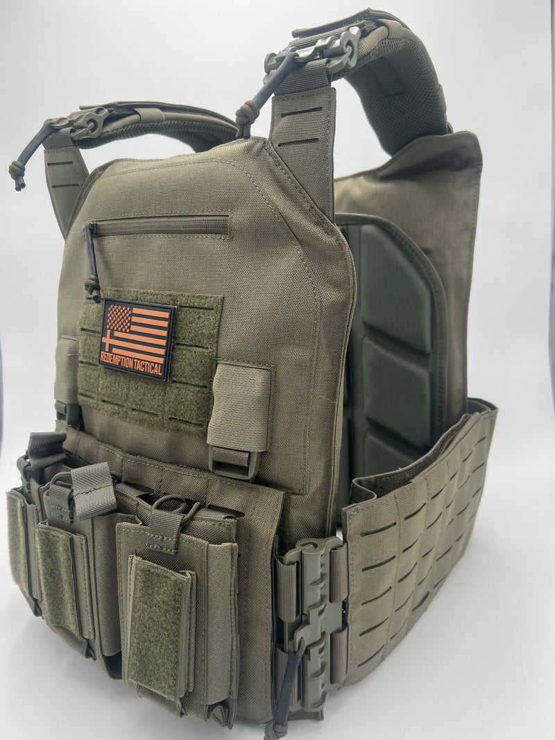 Load image into Gallery viewer, BIG BOY Crusader 2.0 XL Armor COMBO PACKAGE LIGHTWEIGHT LEVEL IV (2) XL Ceramic Front/Back Plates
