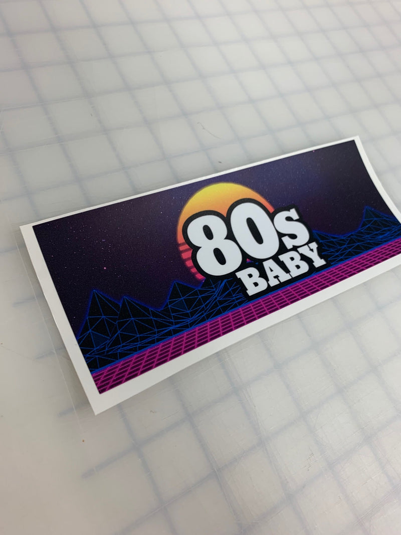 Load image into Gallery viewer, 80&#39;s Baby: 8&quot; JDM Decal Slap Sticker
