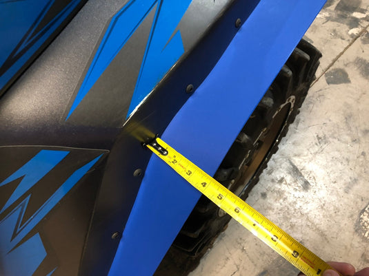 Trail Armor Mud Flap Fender Extensions for 2018-21 Textron Wildcat XX / Tracker XTR 1000
