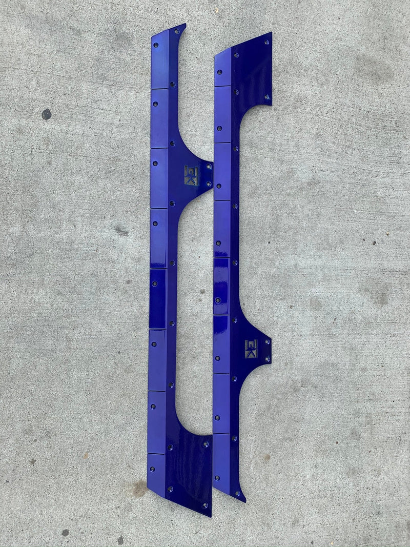 Load image into Gallery viewer, Gauntlet Series Rocker Guards for Jeep JK Wrangler
