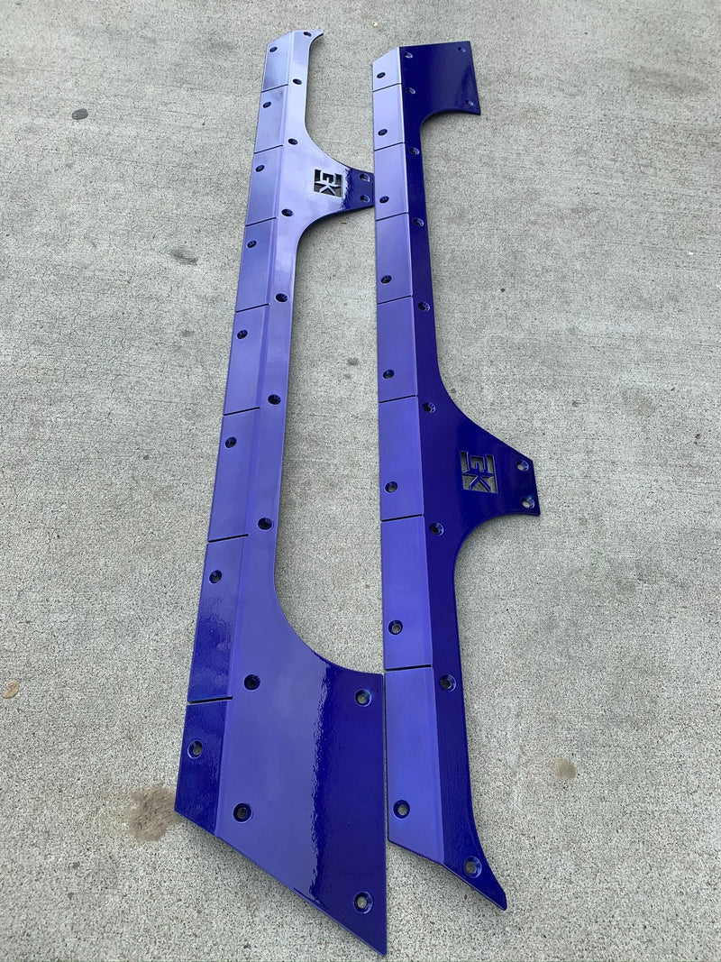 Load image into Gallery viewer, Gauntlet Series Rocker Guards for Jeep JK Wrangler
