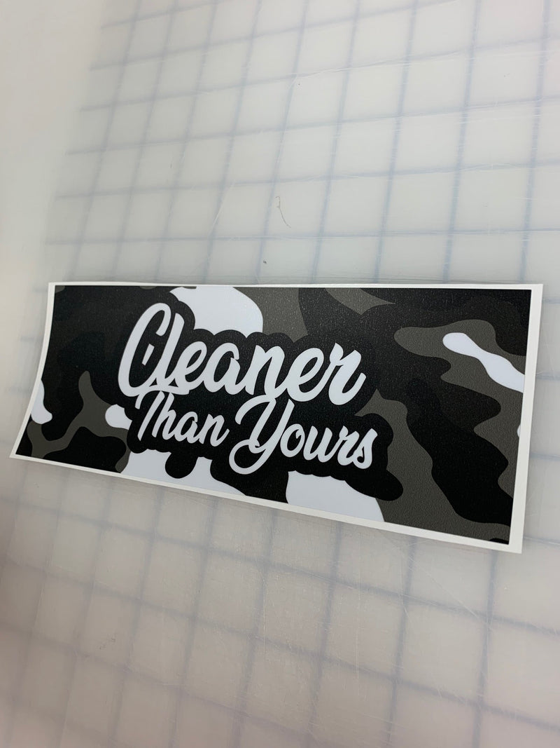 Load image into Gallery viewer, Cleaner Than Yours: 8&quot; JDM Slap Sticker Decal

