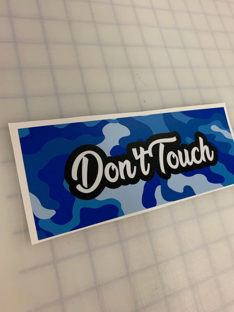 Load image into Gallery viewer, Don&#39;t Touch: 8&quot; JDM Slap Sticker Decal
