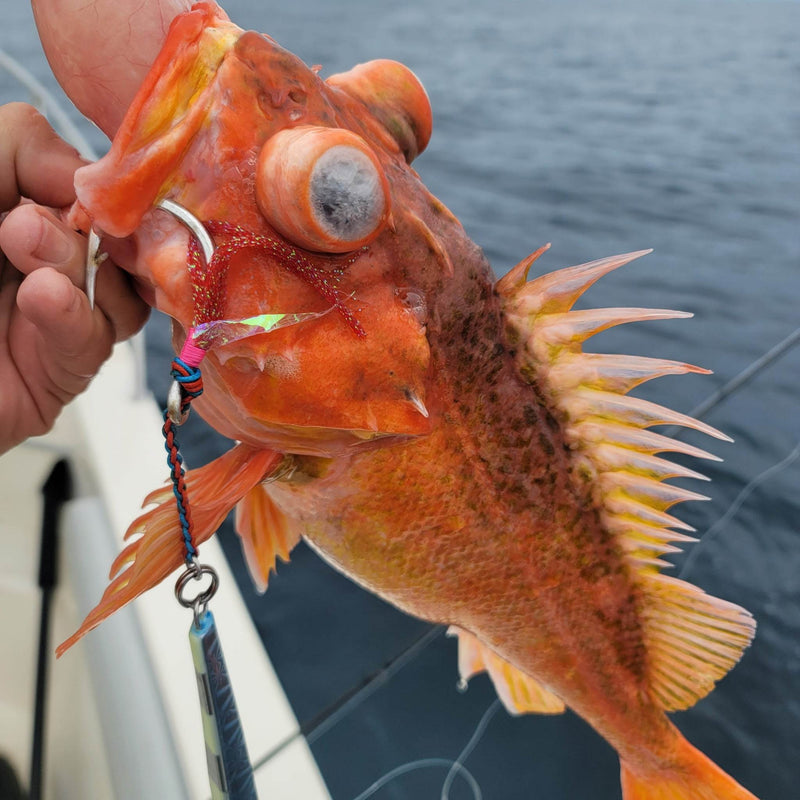 Load image into Gallery viewer, Kraken Assist Hooks – 10/0 Heavy-Duty Saltwater Slow Pitch Jigging Hooks
