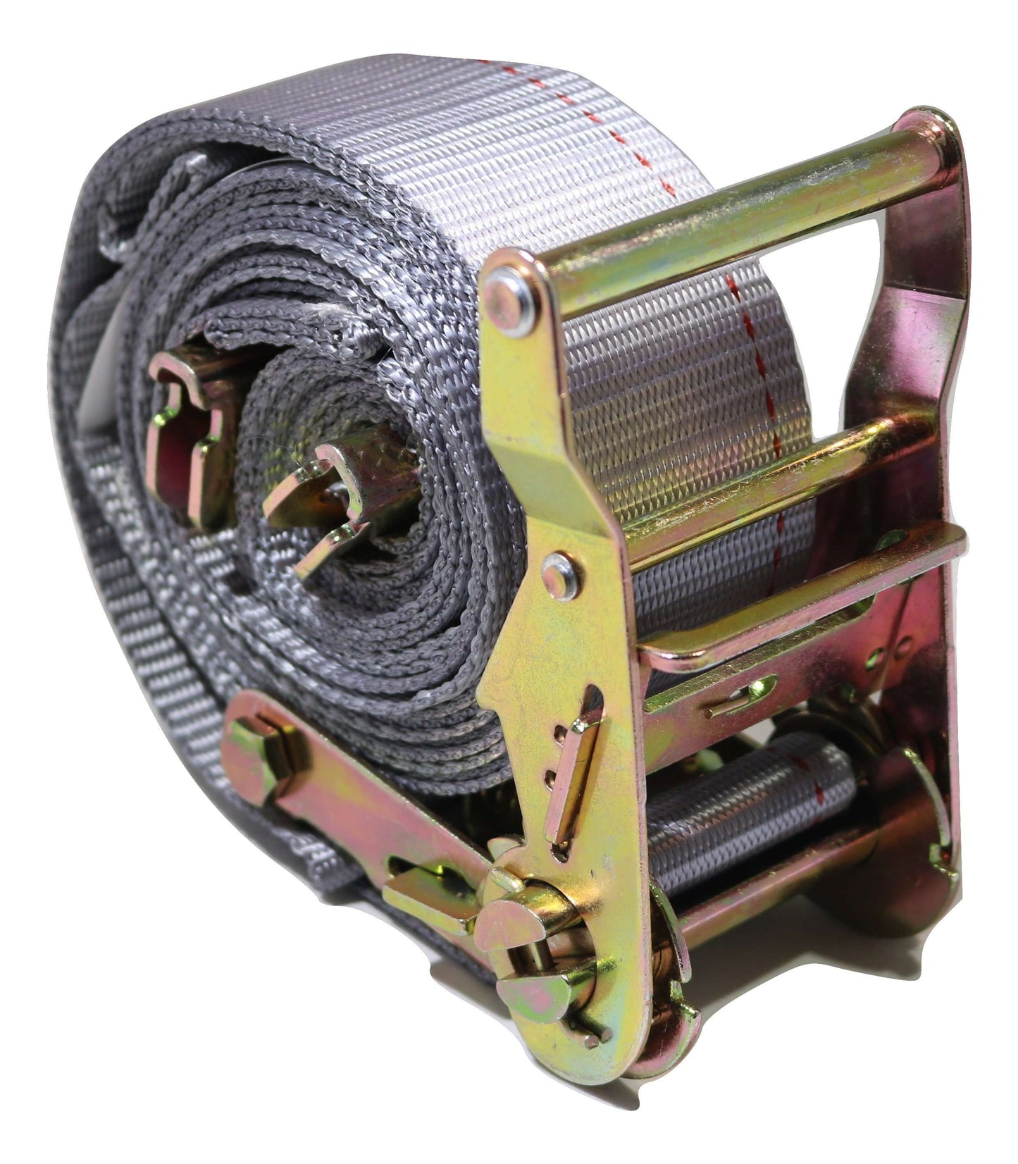2" x 16  Ft Logistic Van Ratchet E-Track Straps w/ Spring E Fittings | 4 PACK
