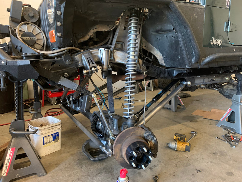 Load image into Gallery viewer, Notched Coil Over Shock Towers Pair DIY Pair 15 Degree Lean
