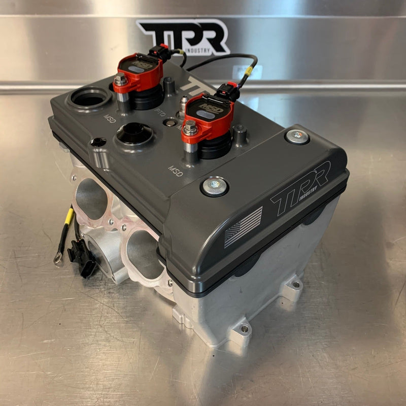Load image into Gallery viewer, TPR010 - HARD CLEAR Billet Valve Cover W/Oilers - RZR
