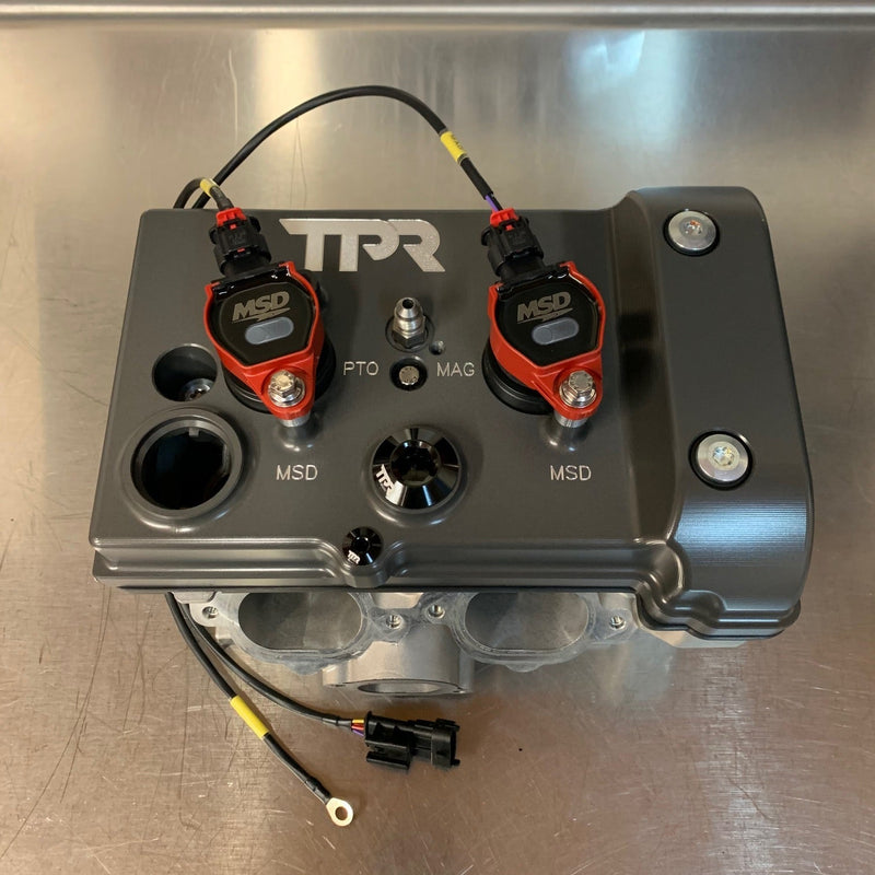 Load image into Gallery viewer, TPR010 - HARD CLEAR Billet Valve Cover W/Oilers - RZR

