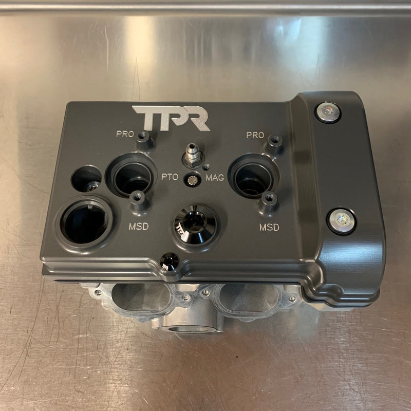 Load image into Gallery viewer, TPR010 - HARD CLEAR Billet Valve Cover W/Oilers - RZR
