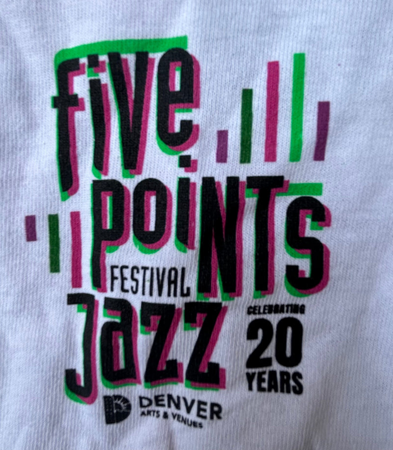 Load image into Gallery viewer, Official 2023 Denver Five Points Jazz Festival T-Shirt

