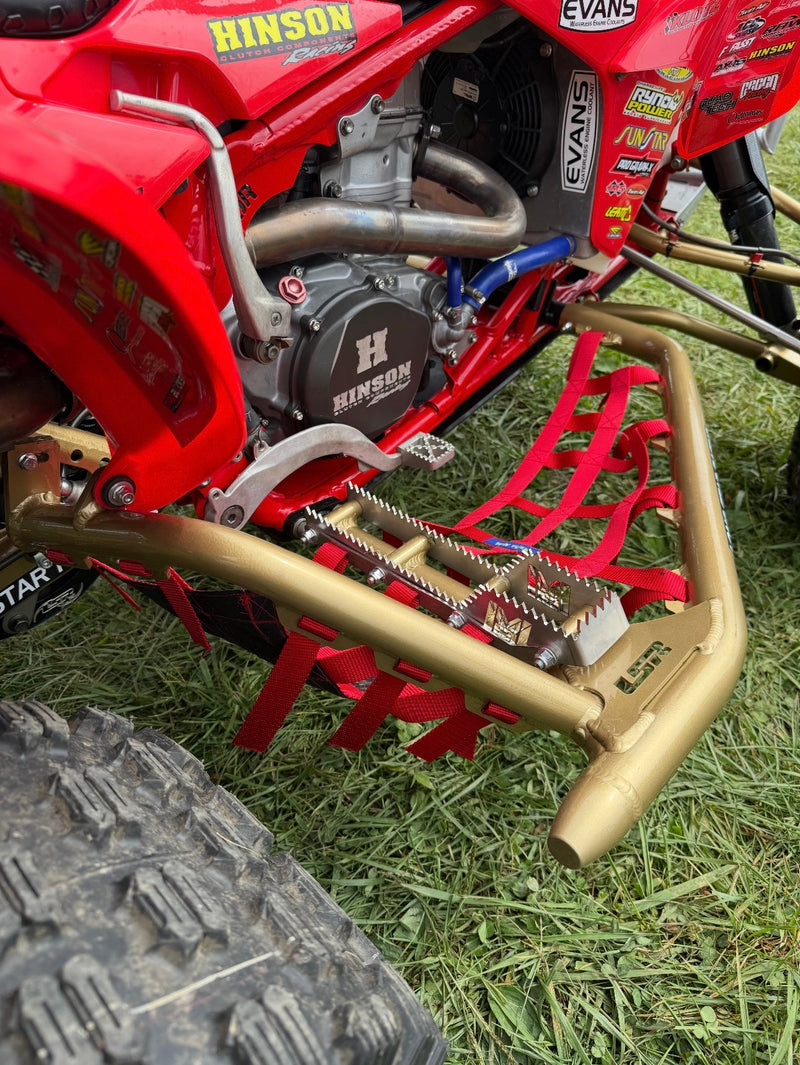 Load image into Gallery viewer, Honda TRX450R DC-PRO GEN III Nerf Bars W/Built in Heel Guards
